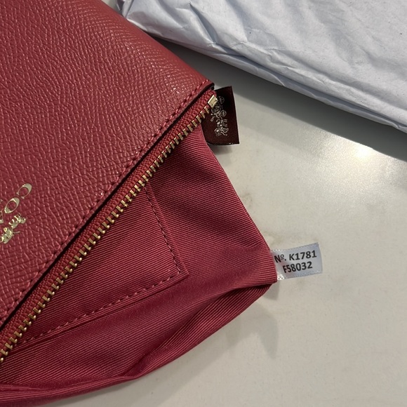 Coach Leather Corner Zip Wristlet Clutch - Picture 5 of 5